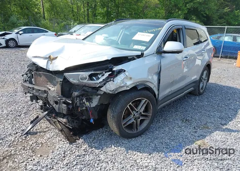 2017 Hyundai Santa Fe Limited Ultimate из США, поврежденный, VIN KM8SR4HF3HU246846